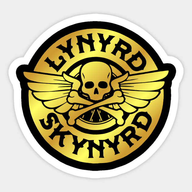 skynyrd gold edition Sticker by creator pintar